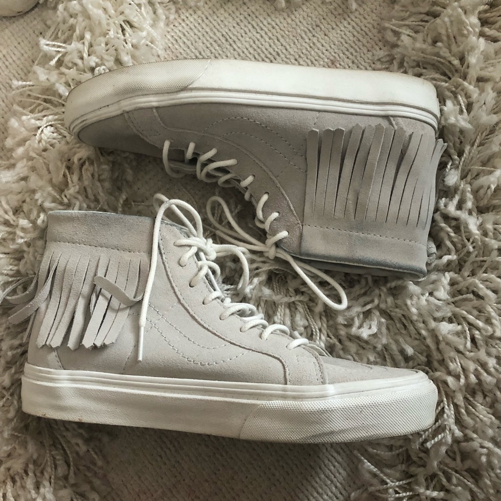 Fringe Vans size 8